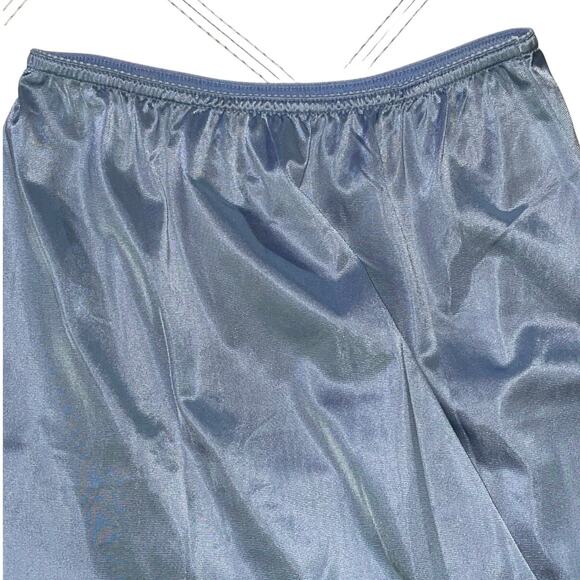 Maidenform Sweet Nothings Blue Lace Embellished Half Slip Small - Picture 5 of 9